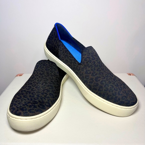 Rothy's Shoes - Rothy’s Cheetah Print Slip-On Sneakers